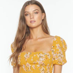 JUSTINE ROMPER (MUSTARD SPRINGS) size Small